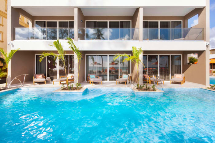 O2 Beach Club & Spa patio pool